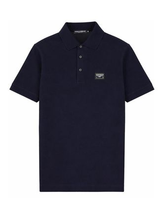 Dolce & Gabbana Polo shirt with logo patch