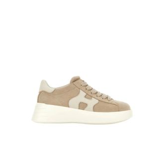 Hogan Rebel H562 - Dames - Sneakers - Beige - 36 EU - Leer - Schoenen