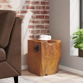 vidaXL Taburete De Madera Maciza De Teca Vidaxl