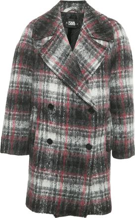 Karl Lagerfeld Cappotto a quadri - Grigio