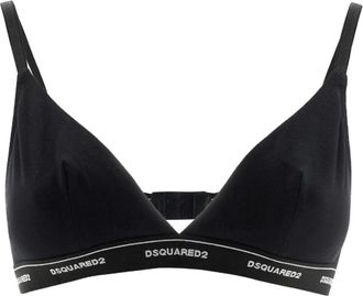 Dsquared2 Reggiseno con logo - - Underwear - Donna - Nero - M