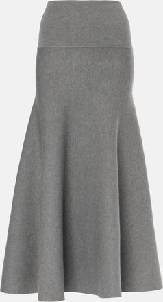 Frankie Shop Gabrielle knitted midi skirt