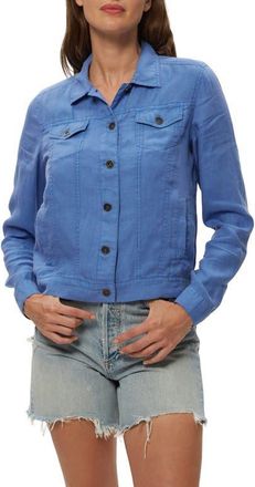 Michael Stars Linen Denim Jacket in Blue Ribbon at Nordstrom, Size X-Small