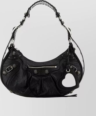 Balenciaga le cagole small leather shoulder bag