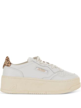 Autry Platform Low Woman Leat/ponysp