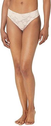 Natori Levitate Tanga Womens Underwear Cameo Rose : L (Womens 14-16), Cotton/Elastane/Lace