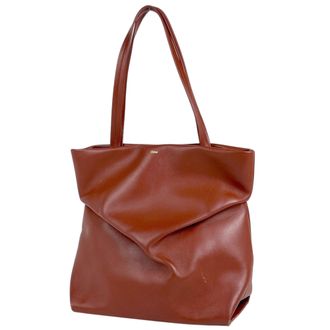 Chlo&eacute; Brown Leather Tote Bag (Pre-Owned)