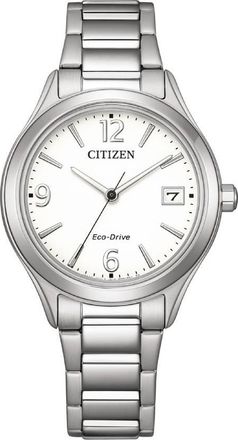 Citizen Elegance Eco-Drive White Dial Ladies Watch FE6121-67A