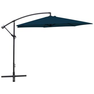 vidaXL Sombrilla Voladiza De Jard&iacute;n Azul 3 M Vidaxl