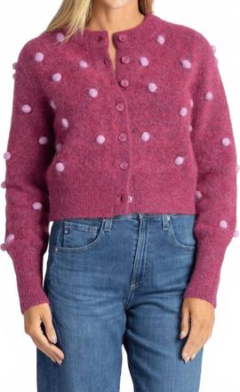 Alemais Elia Cardigan In Mulberry