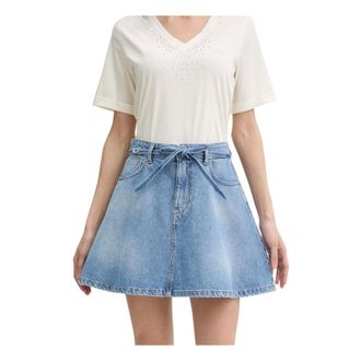 Liu Jo Dames, Rokken, Blauw, Maat: W26 Denim