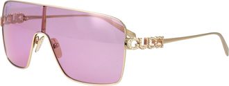Gucci Womens Sunglasses Gg1936s Gold-Violet Gold-Gold-Violet Metal Gold/gold/violet