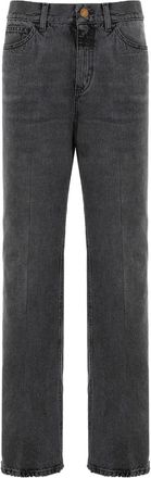 Seafarer faded straight-leg jeans - Black