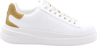 Guess Egmond stijlvolle sneaker - Dames - Sneakers - Wit - 36 EU - Leer - Schoenen