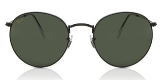 Ray-Ban RB3447 Round Metal 919931 Mens Sunglasses Black Size 47