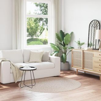 vidaXL Tappeto Crema 160 x 160 cm Polipropilene - Vidaxl