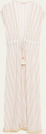 Ramy Brook Katherine Crochet Maxi Dress Coverup