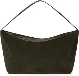 STUDIO NICHOLSON Hagu Suede Bag - female - Studio Nicholson - Shoulder Bags - Brown - ONE SIZE - Bags