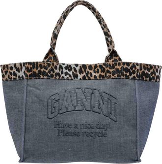 Ganni Logo Tote Bag