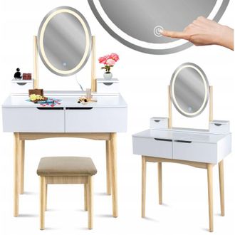 OEM Tocador De Cosm&eacute;tica Escandinavo Con Espejo Led