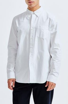 Reigning Champ Oxford Windsor Cotton Shirt in White at Nordstrom Rack, Size Medium