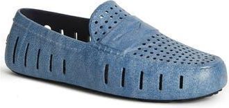 Floafers Country Club Driver Loafer in Blue Denim at Nordstrom Rack, Size 12