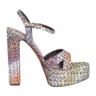 Missoni Dames, Schoenen, Veelkleurig, Maat: 39 EU Leer