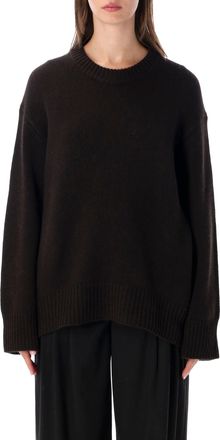 Lisa Yang Noor Relaxed-Fit Ribbed Crewneck Sweater