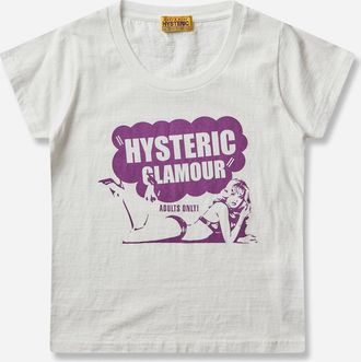 Hysteric Glamour Women s Hysteric Club Baby T-Shirt White