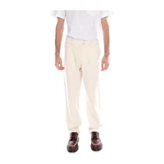 Only & Sons Straight Jeans - Heren - Regular Fit Jeans - Wit - W28 - Katoen - Jeans
