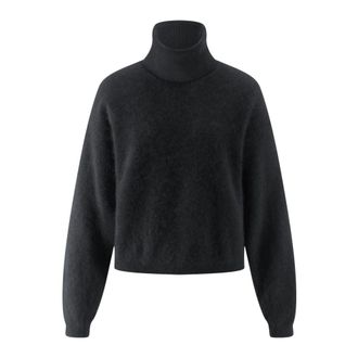 Riani Jersey de cuello alto mullido - Knitwear - Mujer - Negro - L