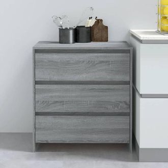 vidaXL Credenza Grigio Sonoma 70x41x75 cm in Truciolato - Vidaxl