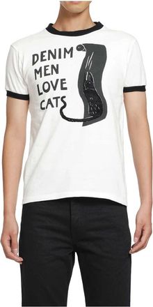 KAPITAL Hombre, Camisetas, Blanco, Talla: M