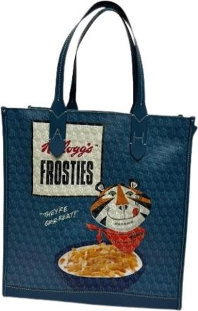 Anya Hindmarch Pre-owned Tote Bags, female, Blue, Size: ONE SIZE Pre-owned Tony The Tiger Frosties Tote Bag