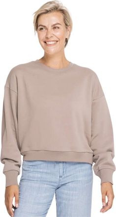 Zhrill Dames, Sweatshirts & Hoodies, Beige, Maat: XS Katoen