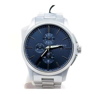 Gucci Pre-owned G-Timeless Quartz Horloge Ya 126273 - Heren - Vintage Horloges - Blauw - ONE Size - Vintage