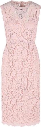 Dolce & Gabbana Pink Cotton Blend Dress