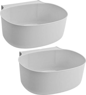 OEM Juego De 2 Contenedores De Basura Colgantes: Cubo De Basura De Cocina Para Residuos Dom&eacute;sticos, Armarios, Coche, Ba&ntilde;o Y Dormitorio