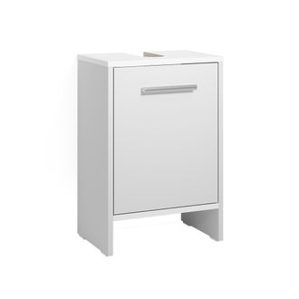 Vicco Mueble Bajo Lavabo Karli, Blanco, 38.2 X 57 Cm Con La Puerta, Vicco