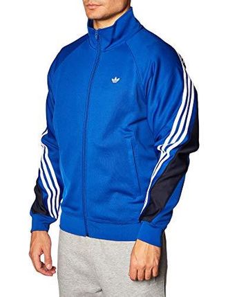 adidas Herren 3-Stripe Wrap Trainingsjacke, Team Royal Blue/White, S