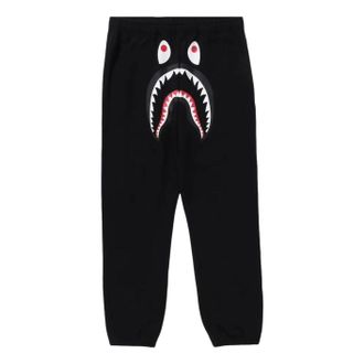 A Bathing Ape Shark Sweat Pants Black 1M30152008-BLACK