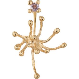 Faris Spora Amethyst Drop Earring in Gold/Pink Amethyst at Nordstrom