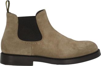 Doucal's Beige Visone Elastic Inserts Suede Chelsea Boots