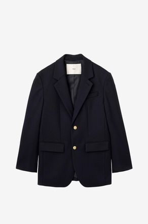 Dunst Blazer mit Reverskragen aus Wollmischung