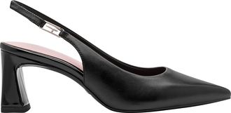 Tamaris Leren puntige slingback pumps
