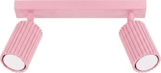 Sollux Lighting Plafone rosa aluminio alt. 16.5 cm