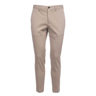 Incotex Heren, Broeken, Beige, Maat: M Katoen