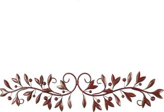 Uma Filigree Leaf Wall Decor in Red at Nordstrom Rack