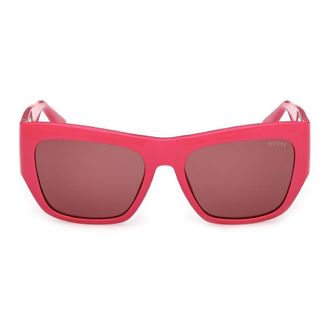 Guess Bordeaux Square Ladies Sunglasses GU00252 72S 54