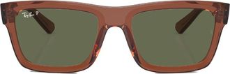 Ray-Ban Warren Bio-Based square-frame sunglasses - unisex - Acetate - 57 - Brown